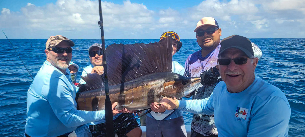 Sport Fishing Sailfish Isla Mujeres Mexico